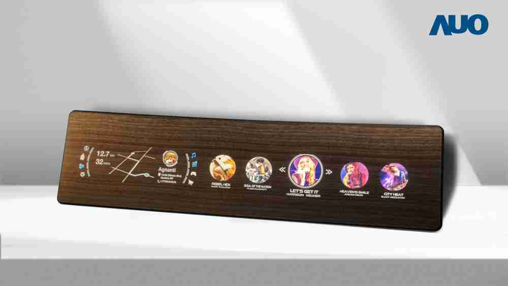 EBpay研发全球最高穿透度达80%的AmLED木纹显示器，，可于使用时呈现高亮度、、清晰可见的信息，，，并在不使用时回归为单纯的饰板，，，节能兼具美观